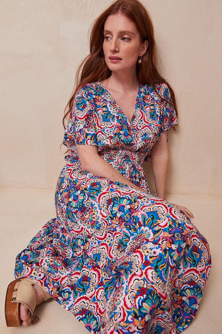 Les P'tites Bombes ROBE MIDI ASYMÉTRIQUE DORY