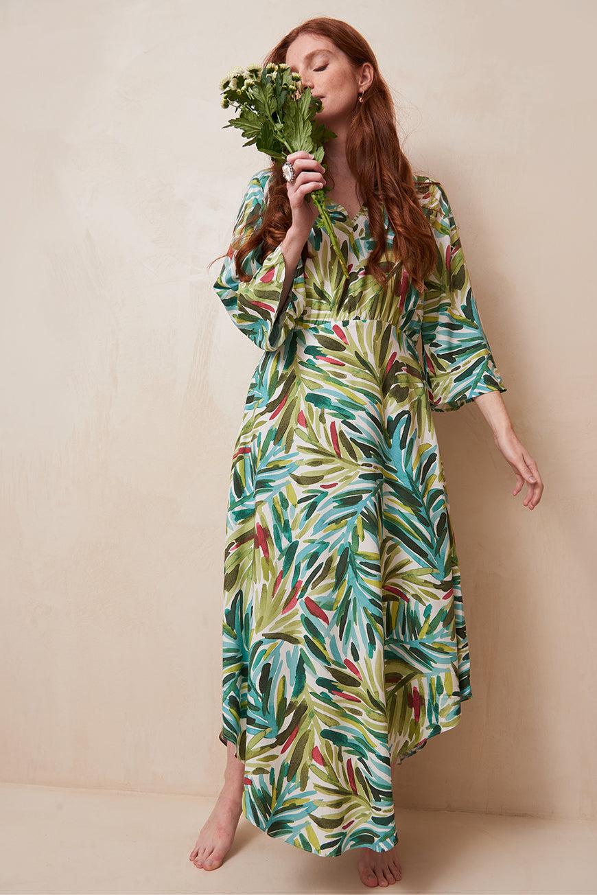 Les P'tites Bombes ROBE MIDI ASYMÉTRIQUE LYA