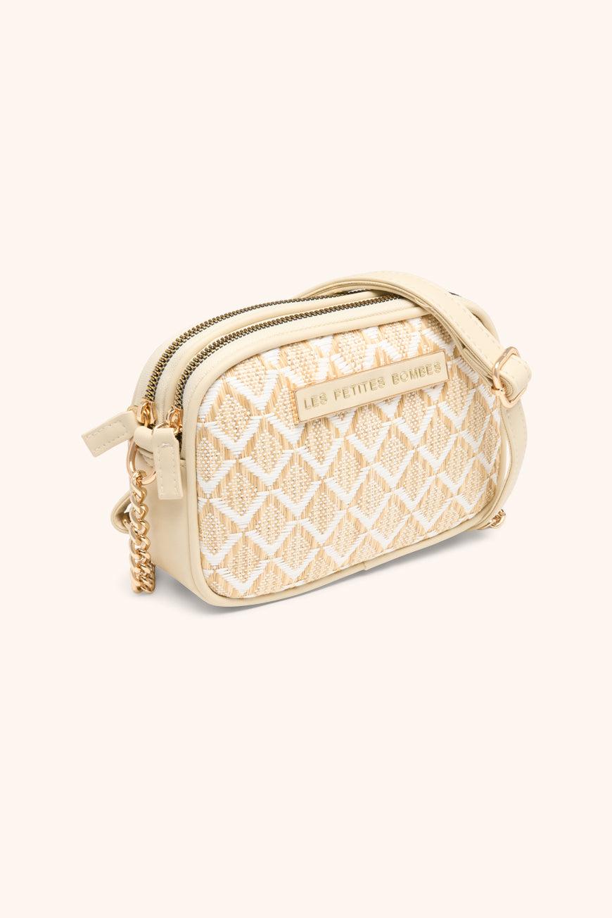 les p'tites bombes SAC BANDOULIERE ALBANE BLANC