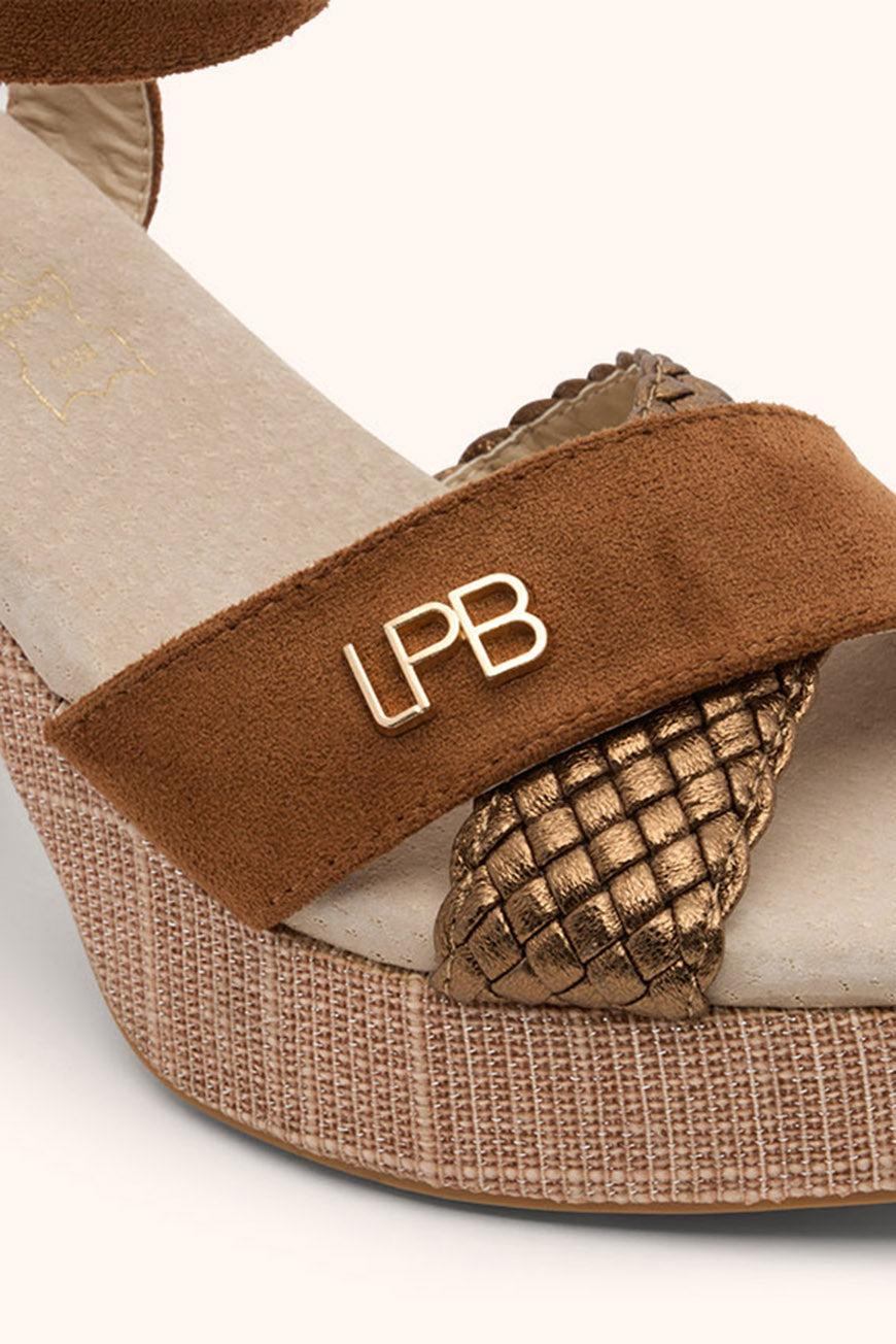 Les P'tites Bombes SANDALES A TALON LORENA CAMEL