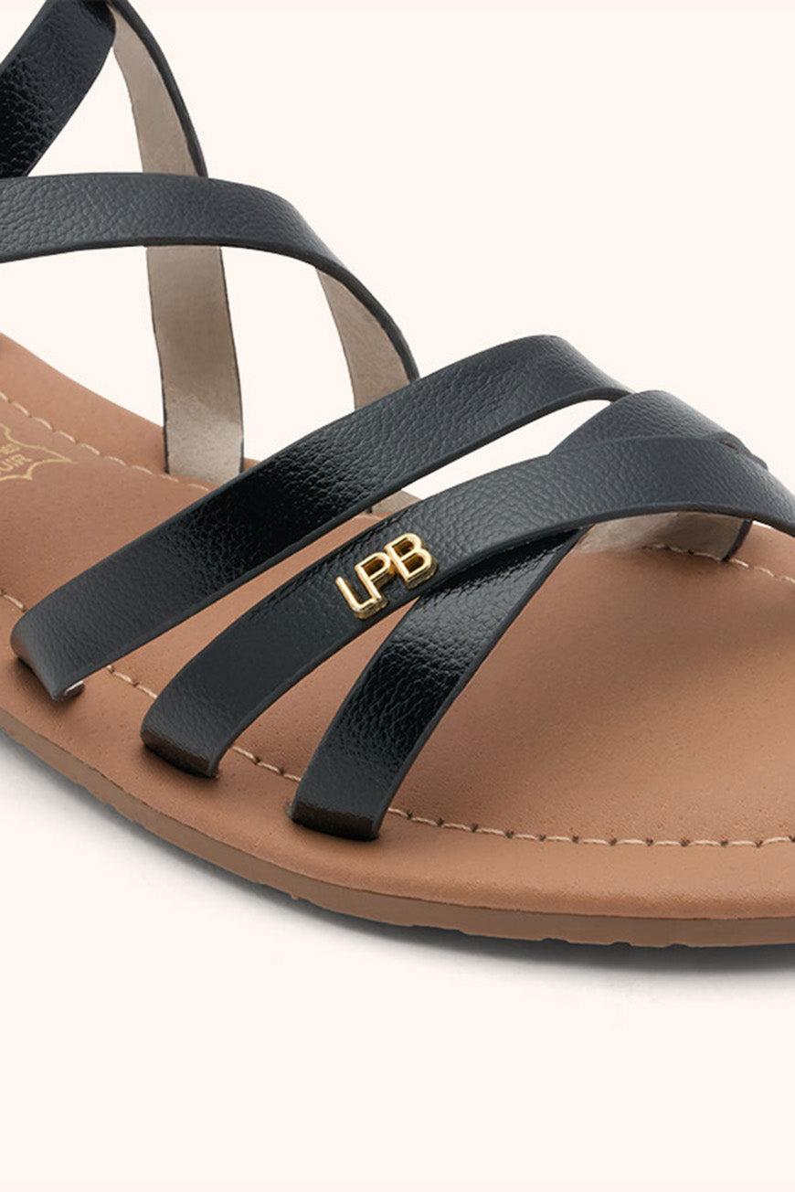 Les P'tites Bombes SANDALES FIKEN EBENE METAL