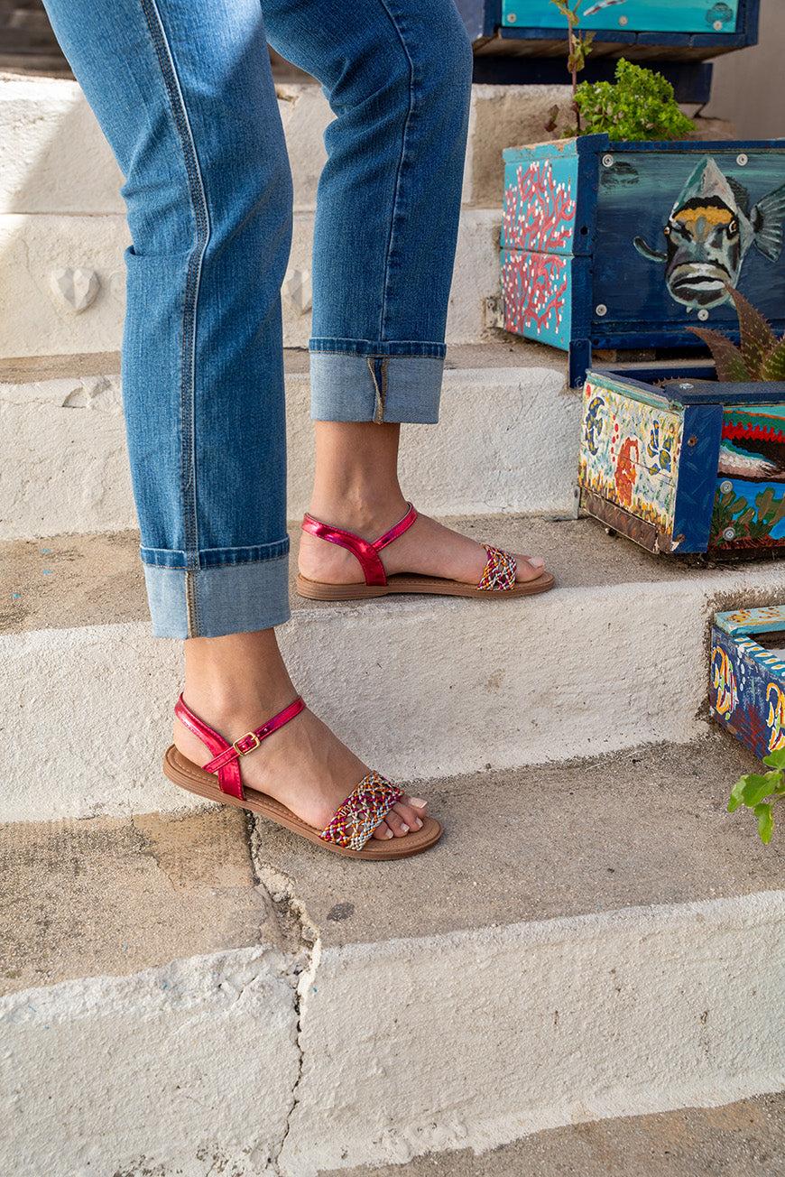 les p'tites bombes SANDALES LAYA MULTICO METAL