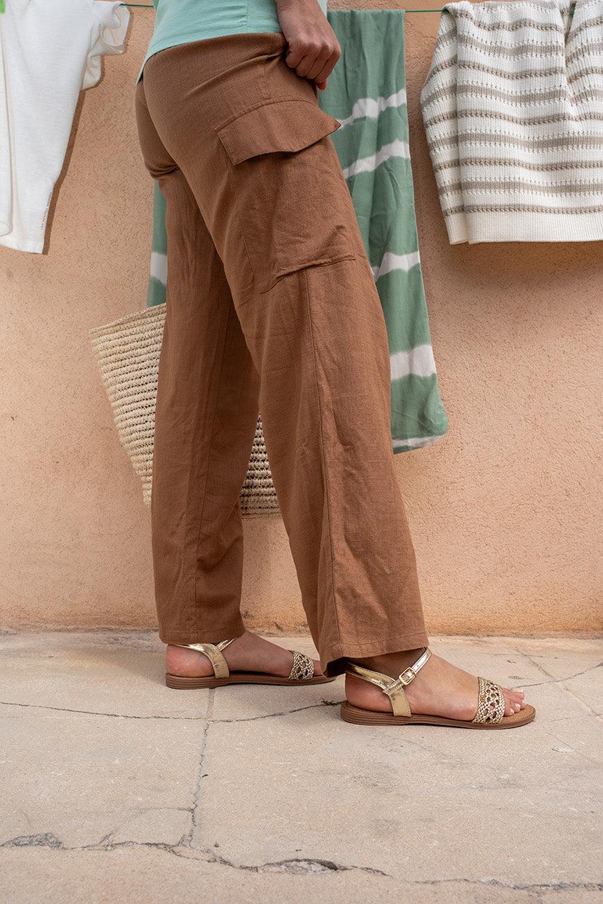 Les P'tites Bombes SANDALES LAYA OR METAL