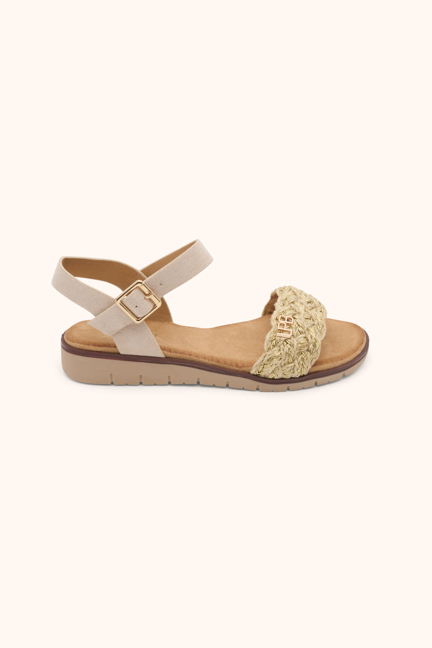Les P'tites Bombes SANDALES LEONIE BEIGE