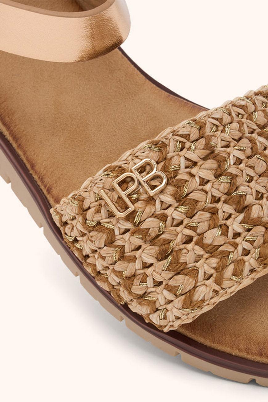 Les P'tites Bombes SANDALES LEONIE OR ROSE