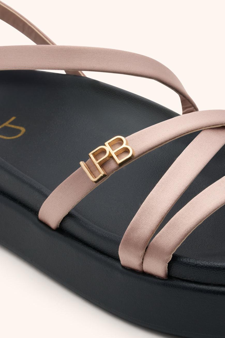 Les P'tites Bombes SANDALES LEZINE CAFE SATIN