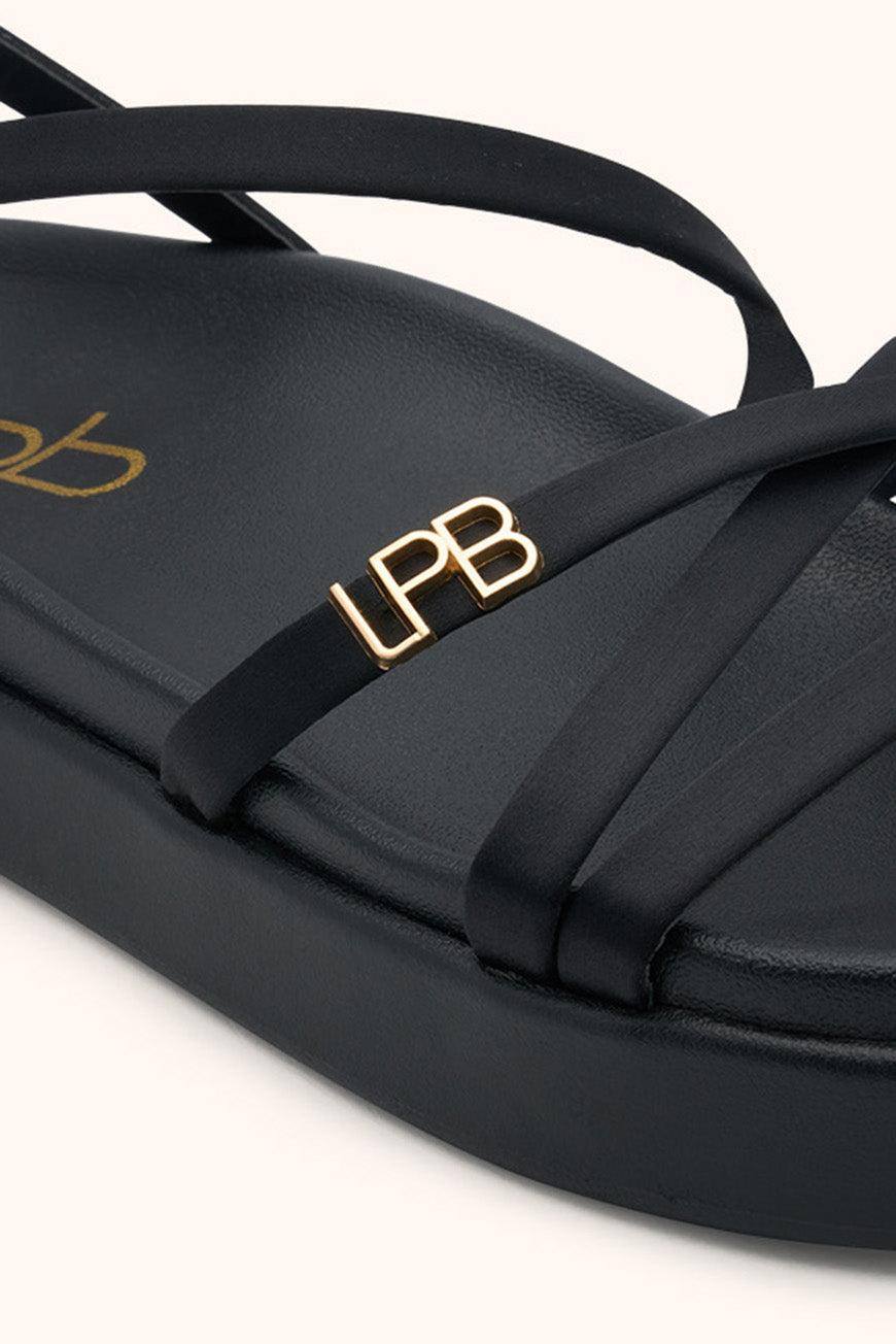 Les P'tites Bombes SANDALES LEZINE NOIR SATIN