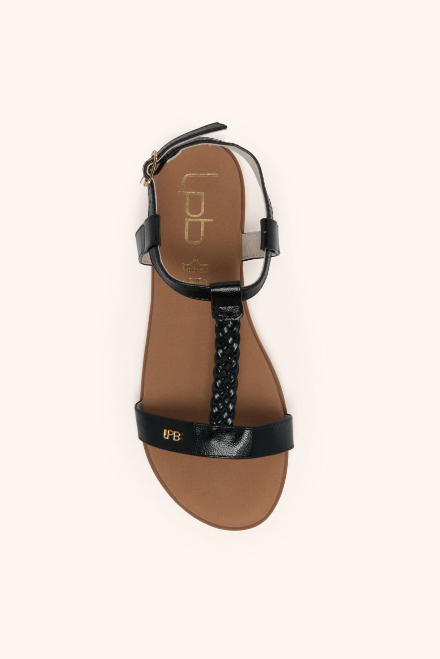 Les P'tites Bombes SANDALES LIE EBENE METAL