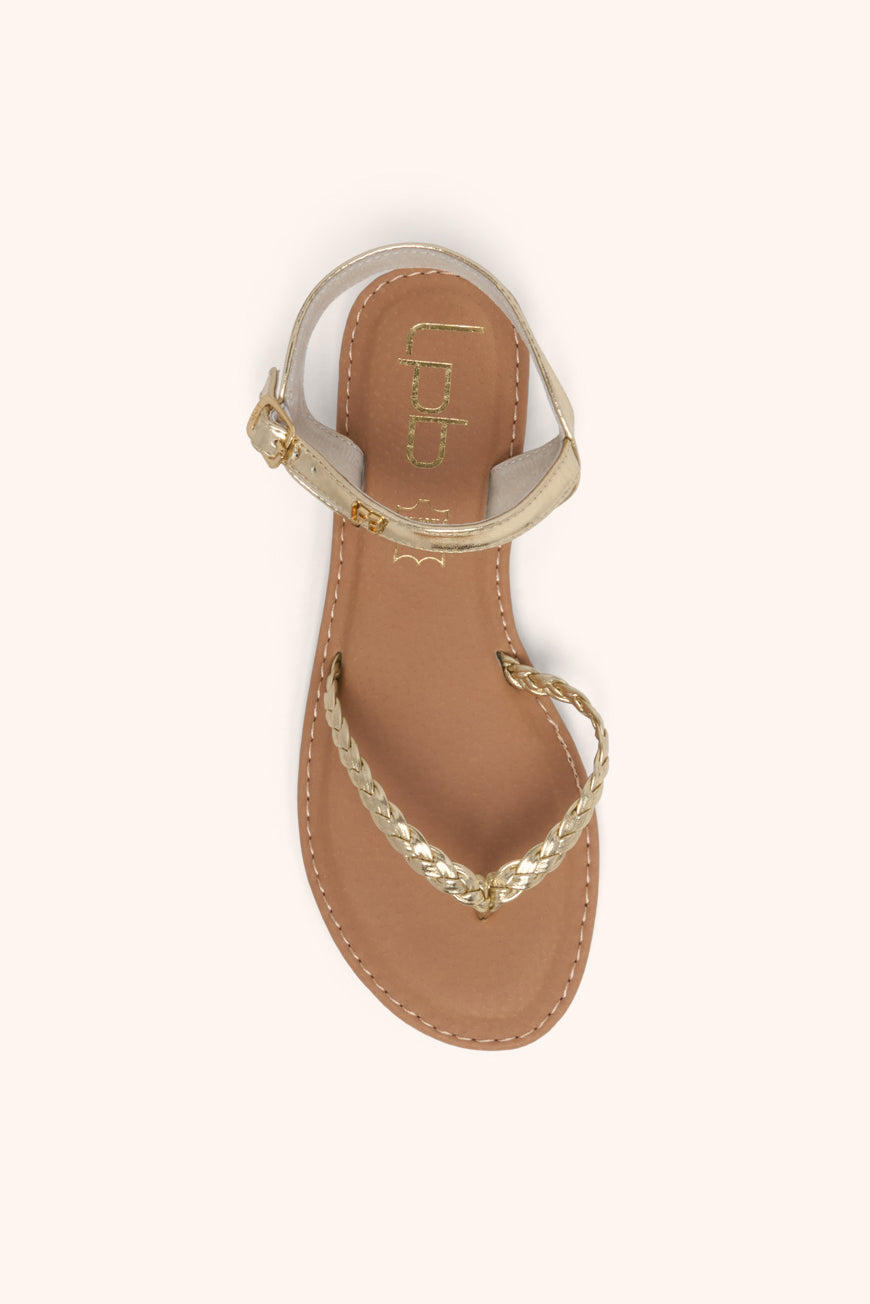 Les P'tites Bombes SANDALES LYNE OR METAL