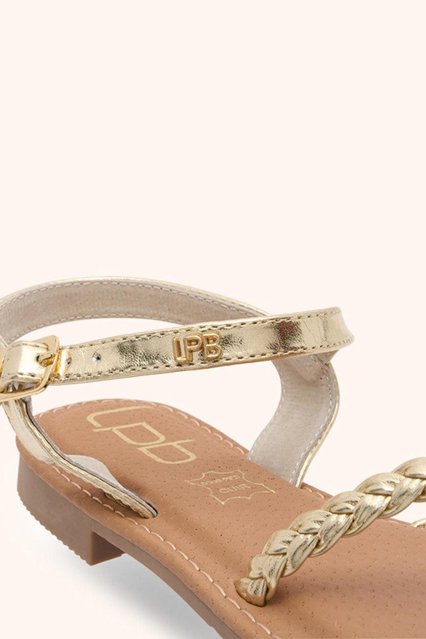 Les P'tites Bombes SANDALES LYNE OR METAL