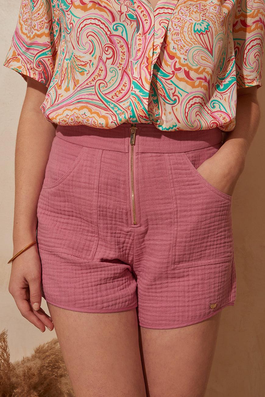Les P'tites Bombes SHORT EN GAZE LEIA