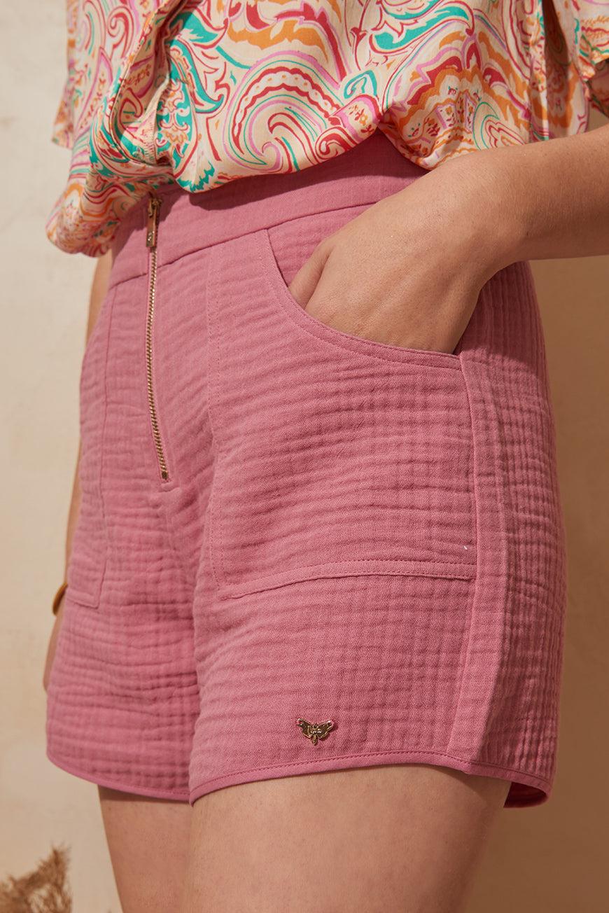 Les P'tites Bombes SHORT EN GAZE LEIA