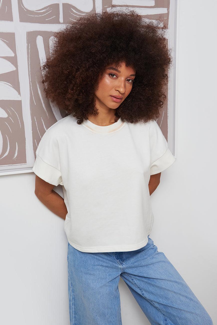 Les P'tites Bombes SWEAT LEODIE CRAIE