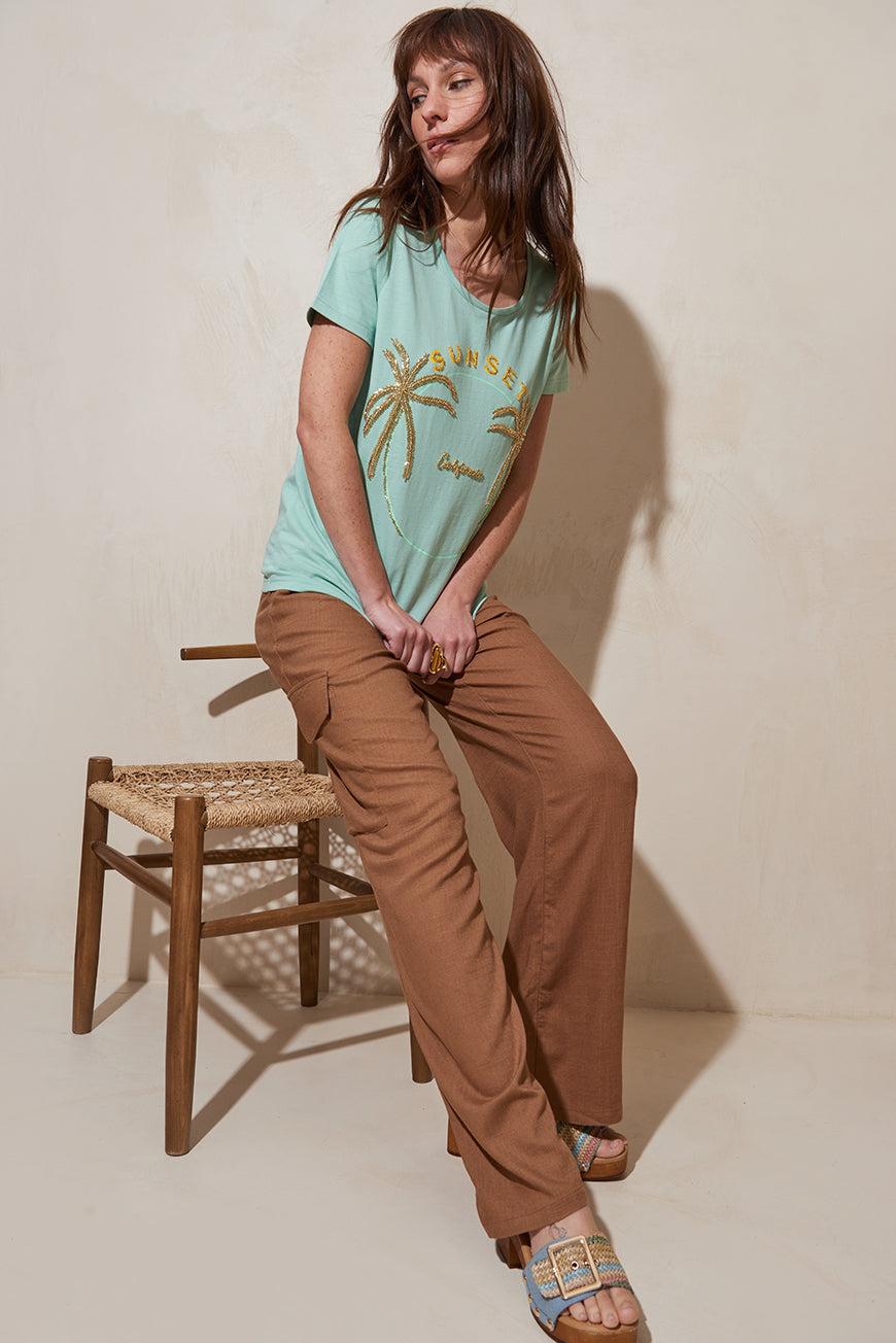 Les P'tites Bombes TEE SHIRT BETHY PALM