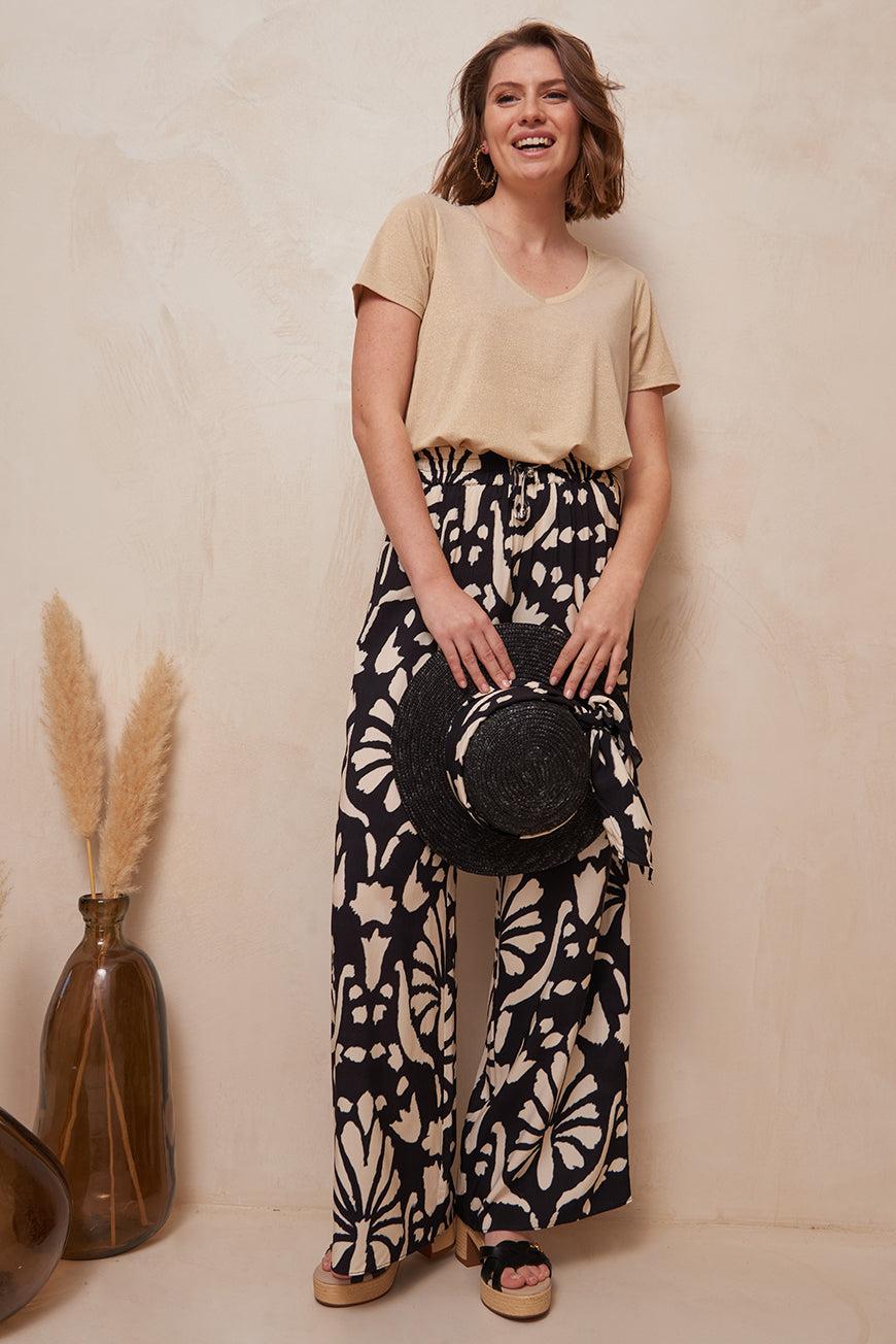 Les P'tites Bombes TEE SHIRT COL V BRUNILDE