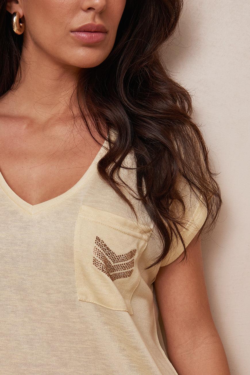 Les P'tites Bombes TEE SHIRT DERNA CREME