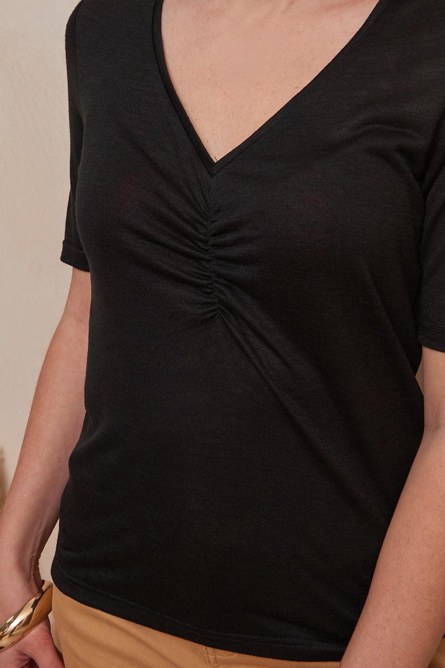 Les P'tites Bombes TEE SHIRT LAURNA NOIR