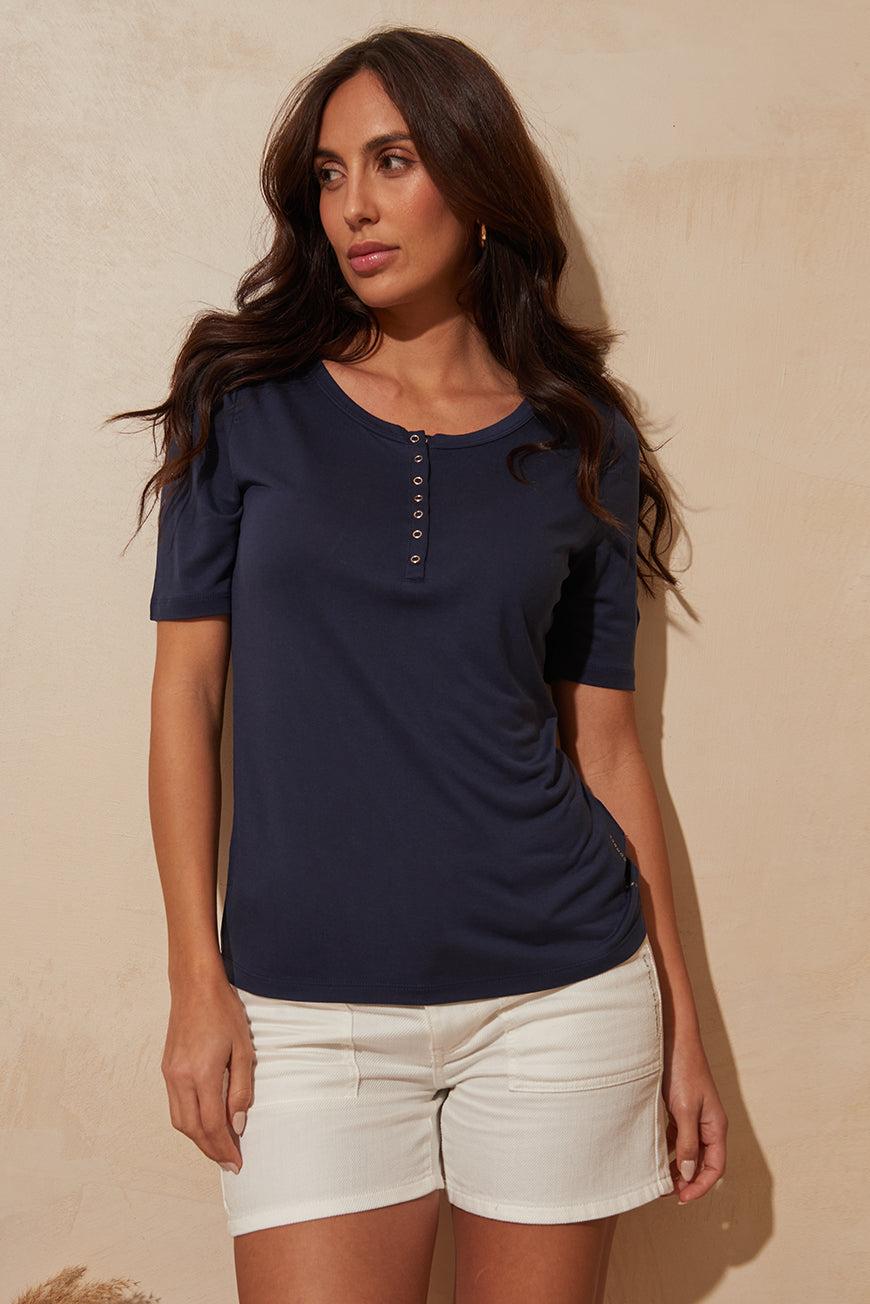 Les P'tites Bombes TEE SHIRT LAYAL MARINE