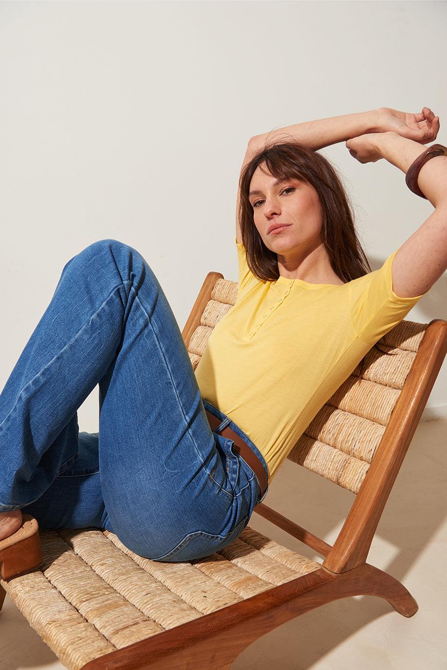 Les P'tites Bombes TEE SHIRT LAYAL MIMOSA