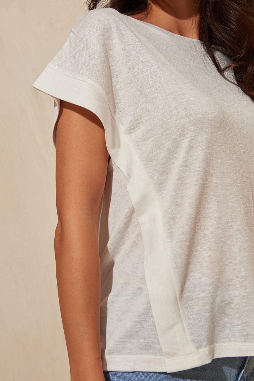 Les P'tites Bombes TEE SHIRT LENI BLANC