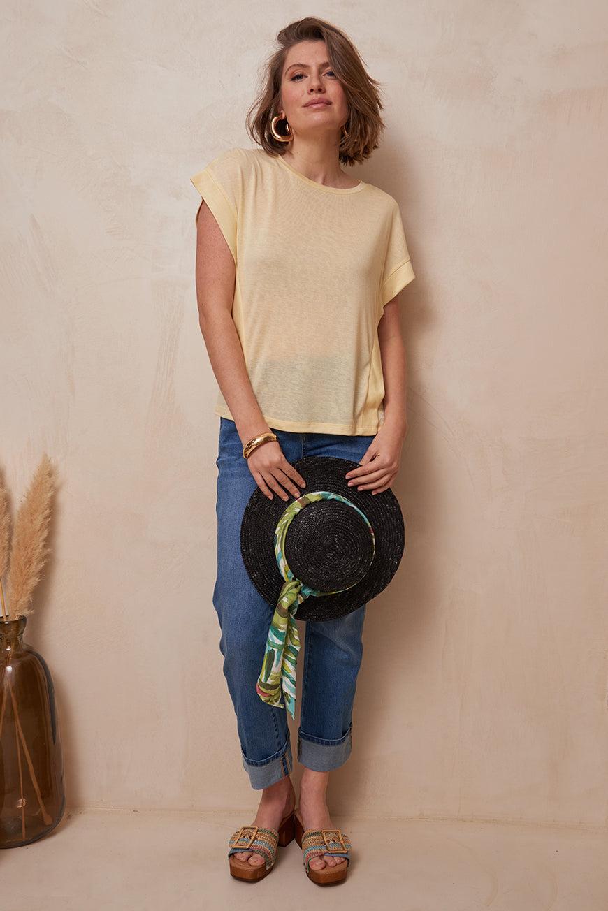 Les P'tites Bombes TEE SHIRT LENI CREME