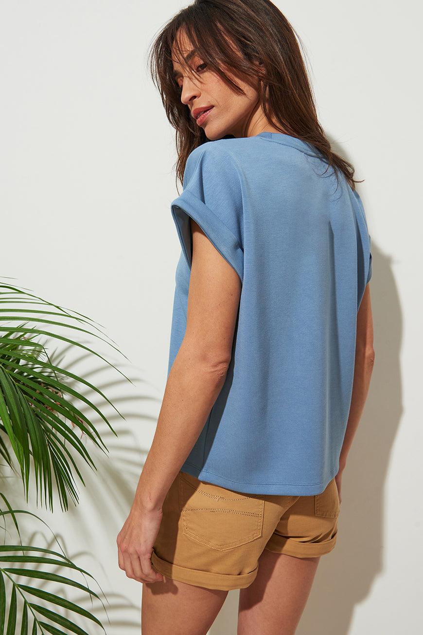 Les P'tites Bombes TEE SHIRT LORNA DENIM