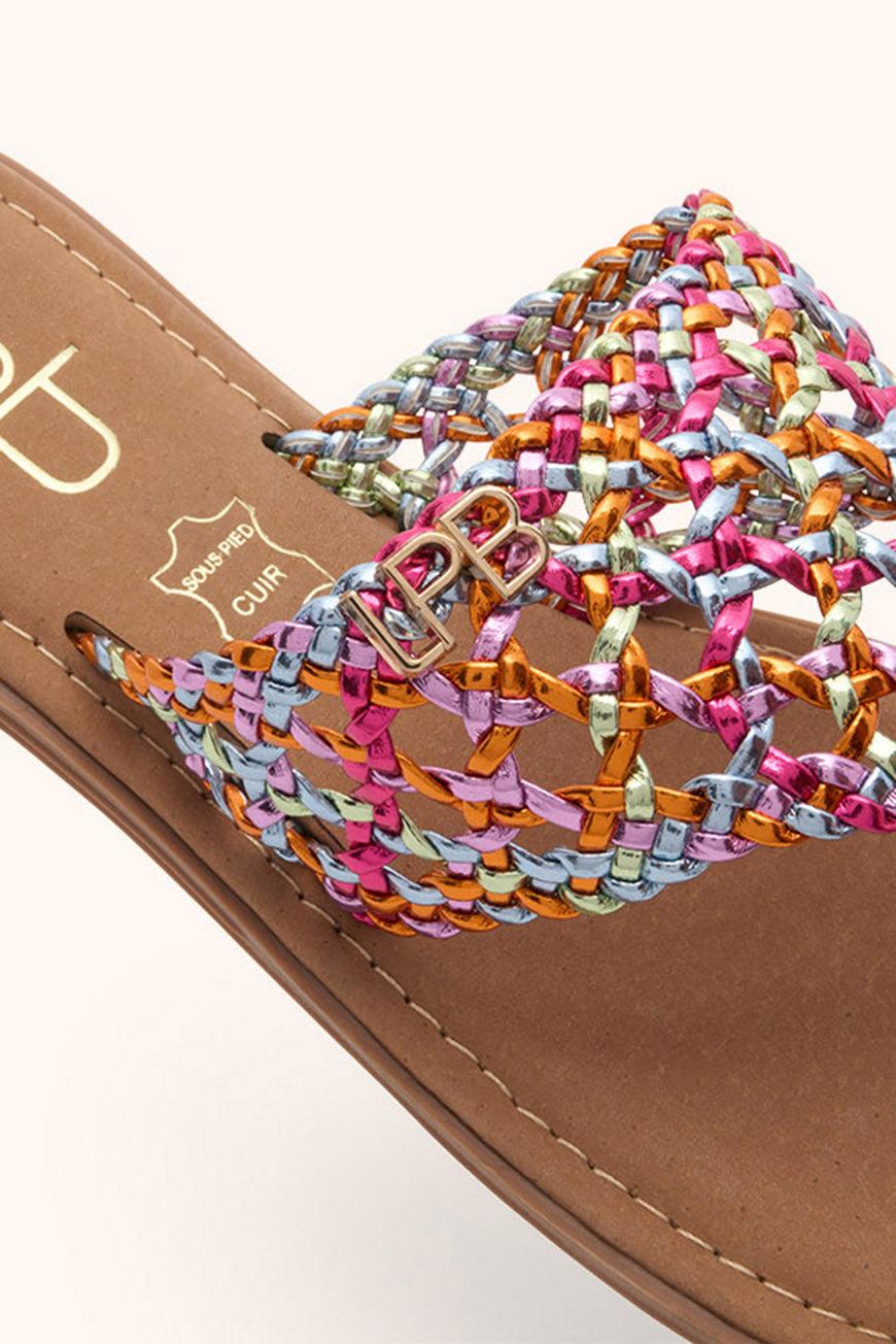 Les P'tites Bombes TONGS LOANE MULTICO METAL