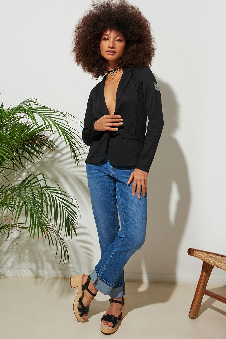 Les P'tites Bombes VESTE ANNE NOIR