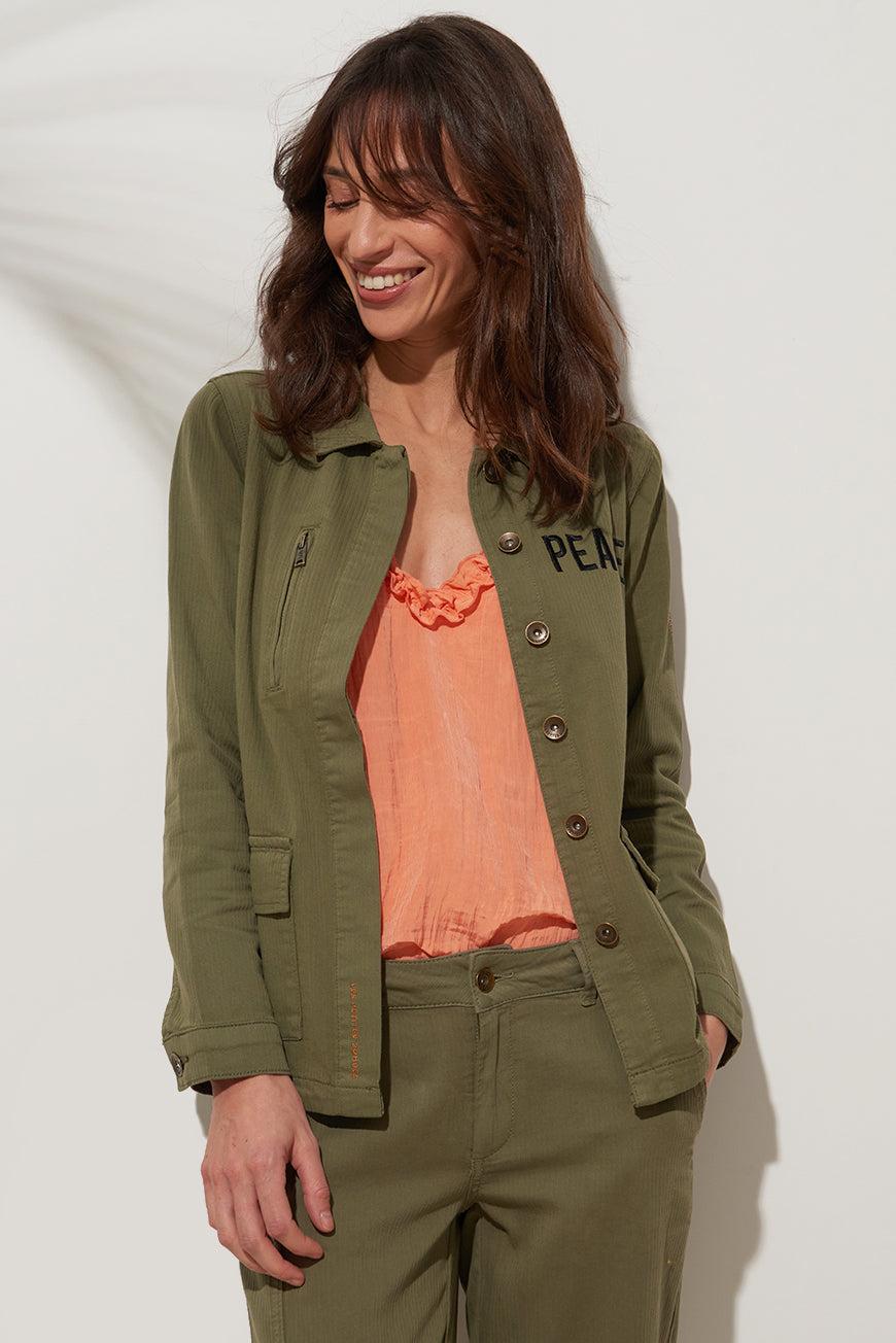 Les P'tites Bombes VESTE INDA KAKI