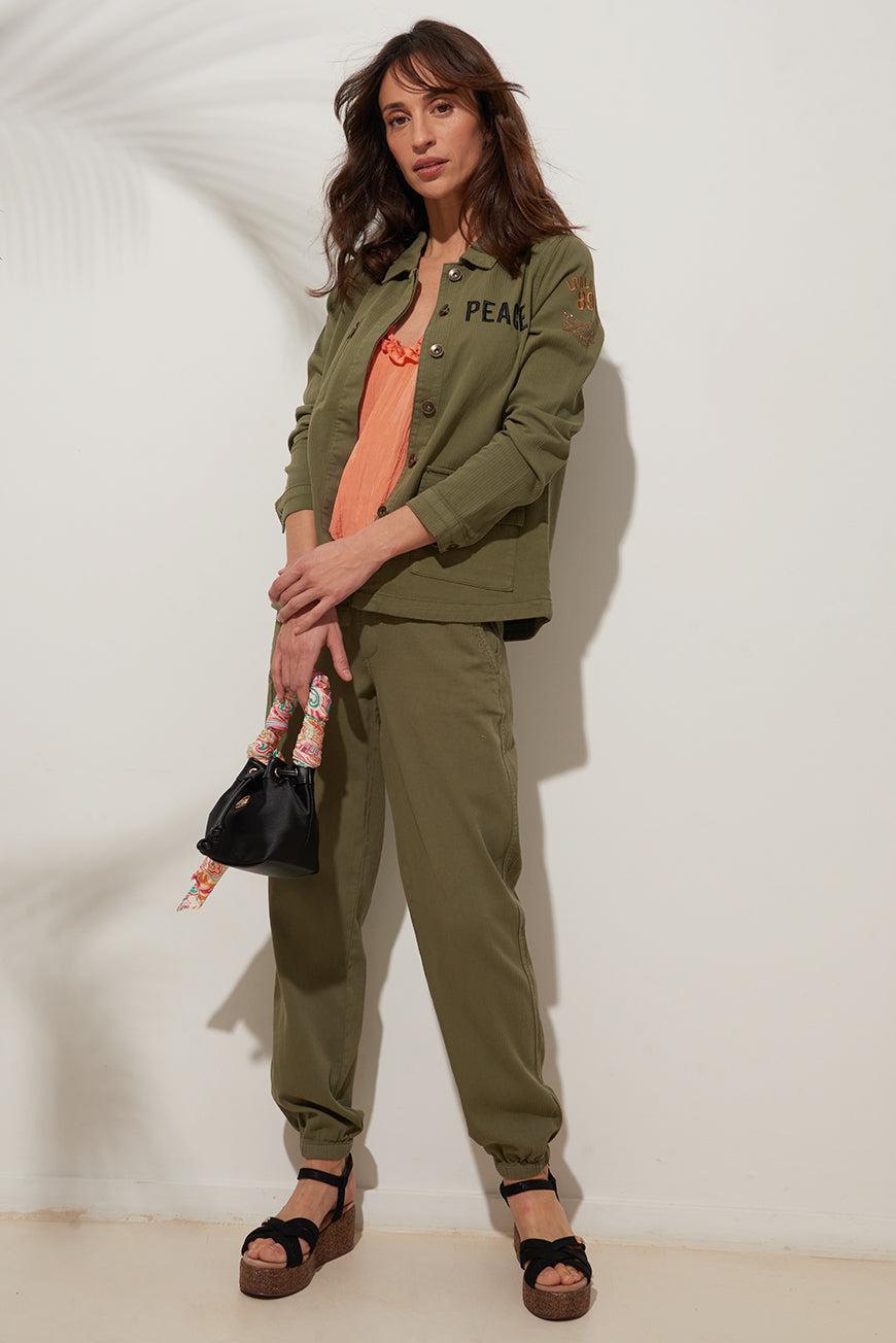 les p'tites bombes VESTE INDA KAKI