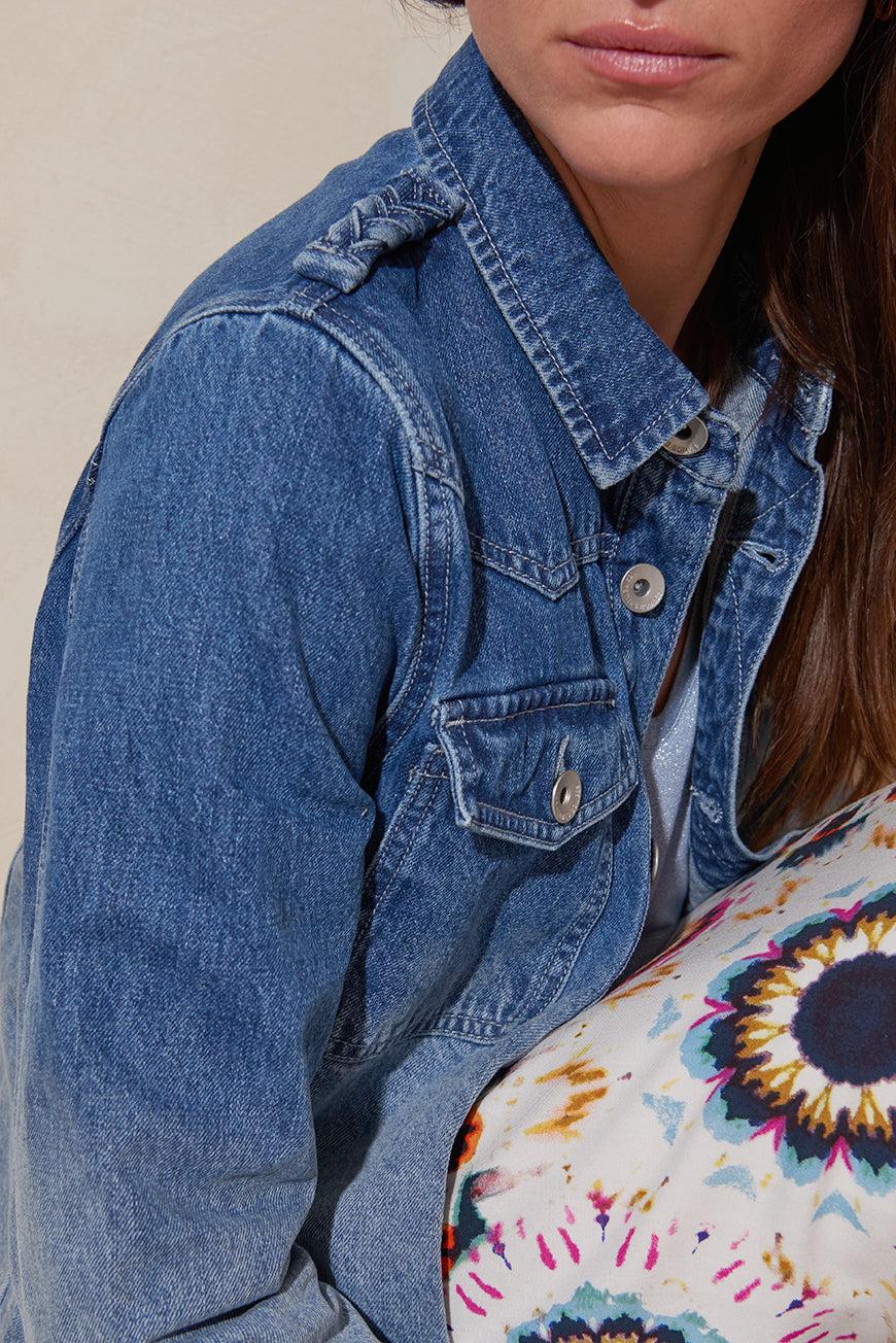 Les P'tites Bombes VESTE LAURELA BLUE DYE