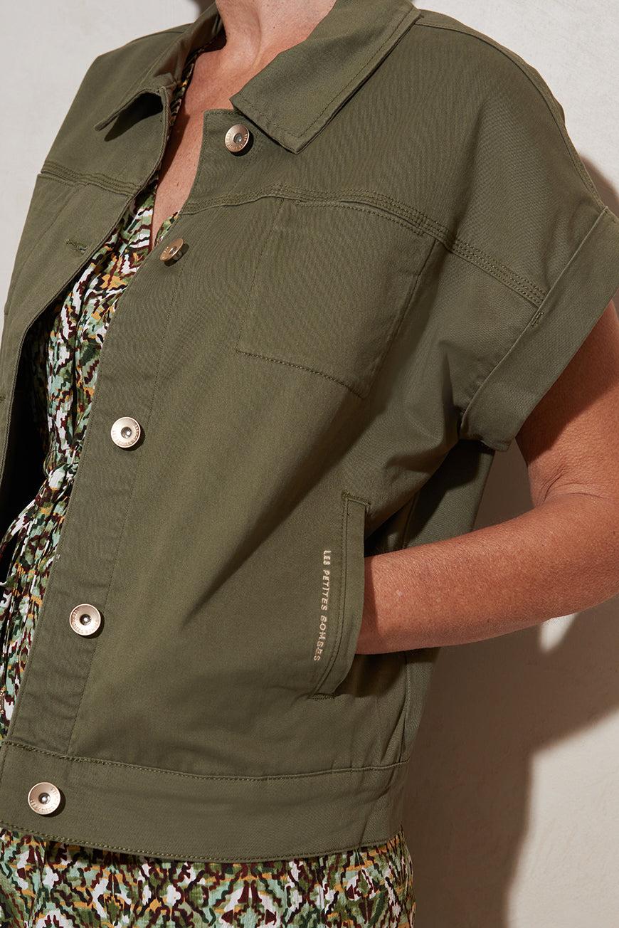 Les P'tites Bombes VESTE LOELIA KAKI