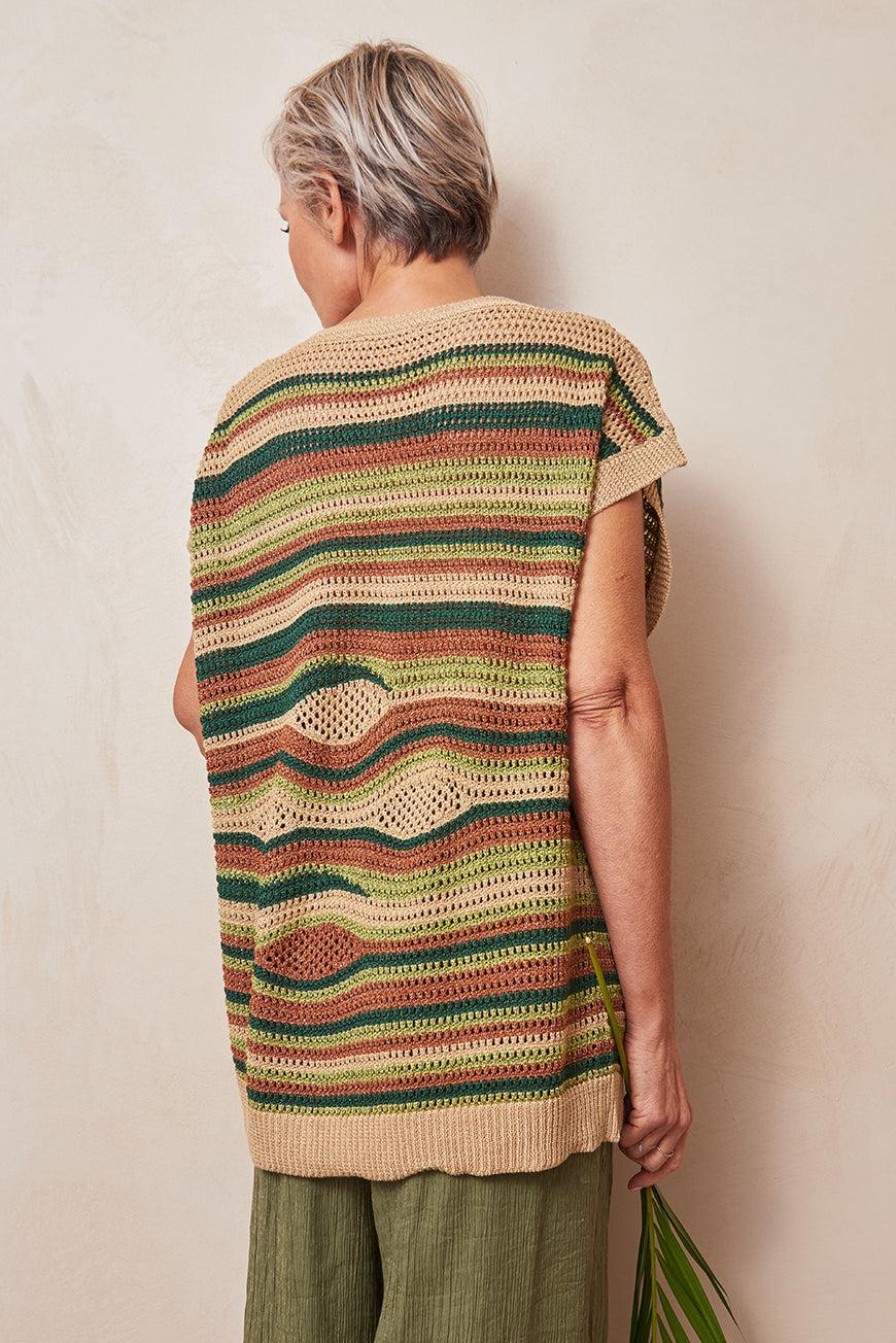 Les P'tites Bombes PULL SANS MANCHES EN CROCHET IDE