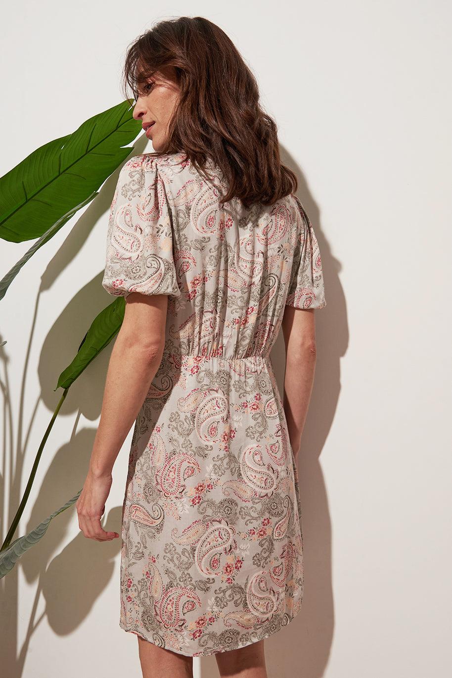 Les P'tites Bombes ROBE COURTE MANCHES BOUFFANTES EMMANUELA