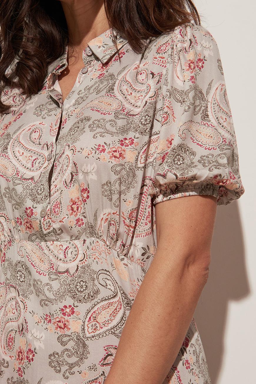 Les P'tites Bombes ROBE COURTE MANCHES BOUFFANTES EMMANUELA