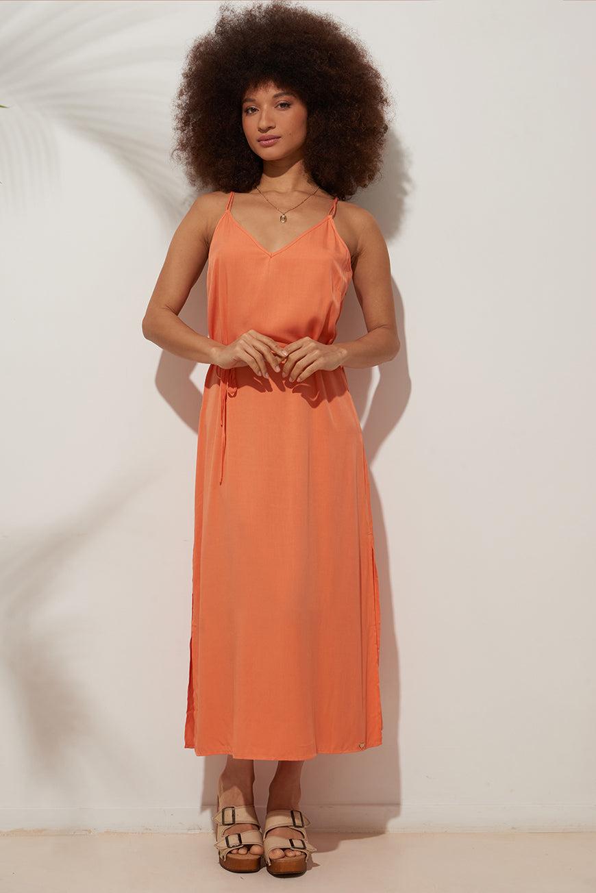 Les P'tites Bombes ROBE MIDI À FINES BRETELLES LEANE