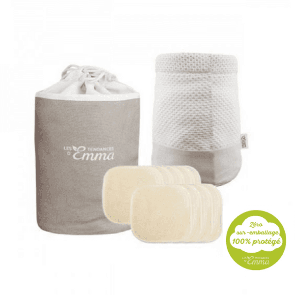 Les Tendances D'emma 15 Ou 20 Cotons Lavables En Kit : Kit Eco Belle
