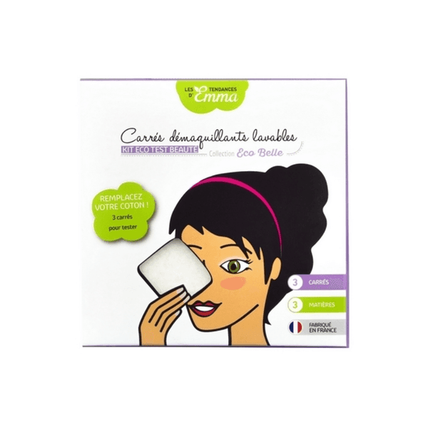 Les Tendances D'emma 3 Cotons 3 Matières : Kit Eco Test Beauté Pour Tester Avant D’acheter