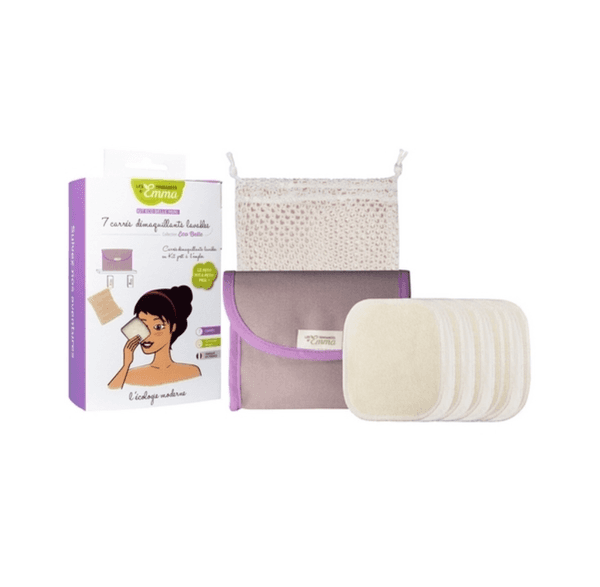 Les Tendances D'emma 7 Cotons Lavables Avec Sa Pochette Voyage : Kit Eco Belle Mini