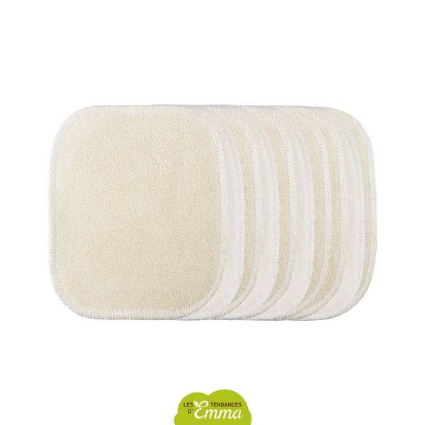 les tendances d'emma 7 Cotons lavables avec sa pochette voyage : Kit Eco Belle Mini