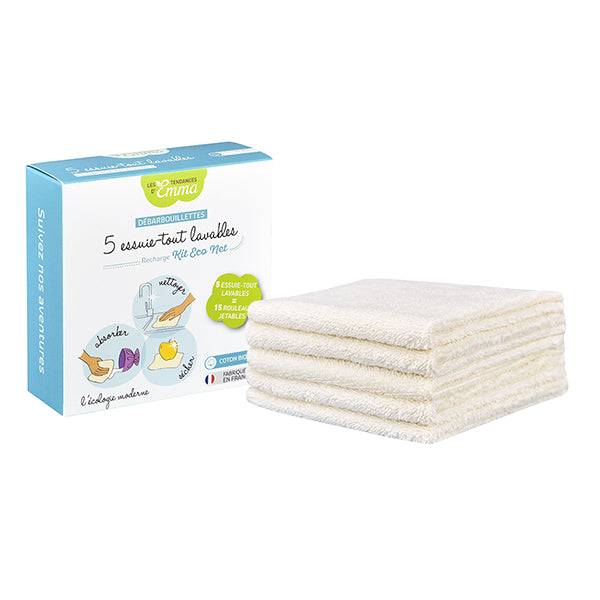 les tendances d'emma 5 essuie tout lavables