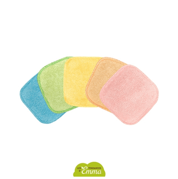 Les Tendances D'emma 5 Lingettes Lavables Bébé