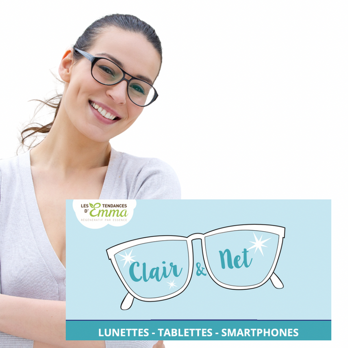 les tendances d'emma Lingettes lunette écologiques Clair et Net