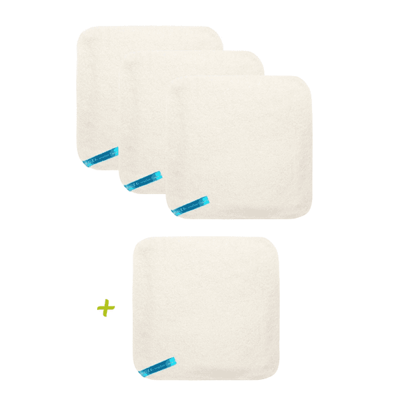les tendances d'emma Lot de 4 Grands Essuie mains lavables (3 + 1 offert)