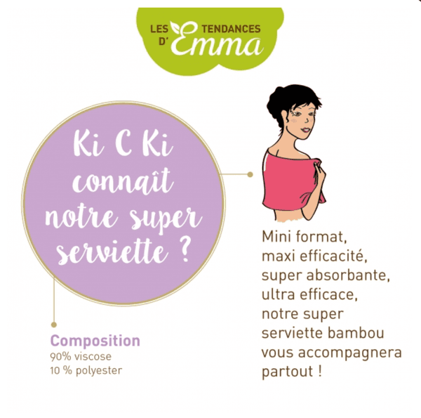 Les Tendances D'emma Serviette De Toilette 50X70 Cm