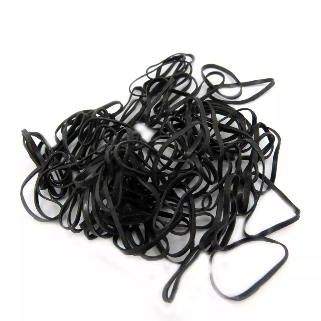 les trésors de lily 100 élastiques 'Simplicité' noir [L6402]