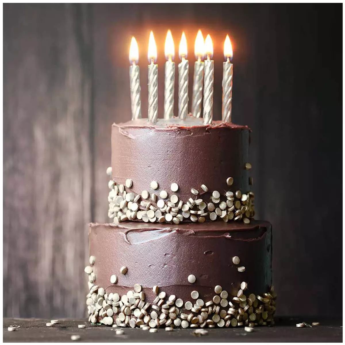 Les Trésors De Lily 12 Bougies 'Party Chic' Argenté 5 Cm [Q4124]