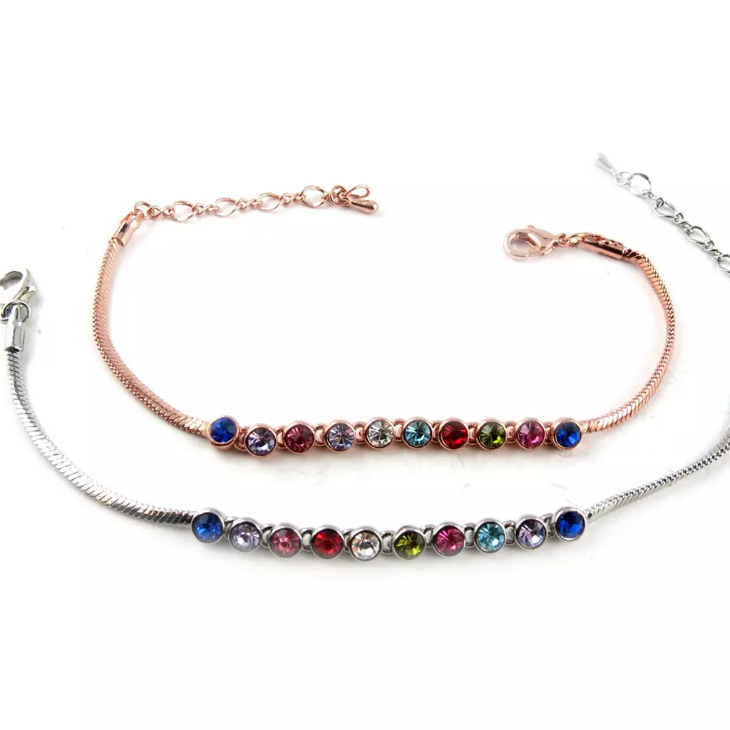 Les Trésors De Lily 2 Bracelets 'Scarlett' Tutti Frutti [K8065]