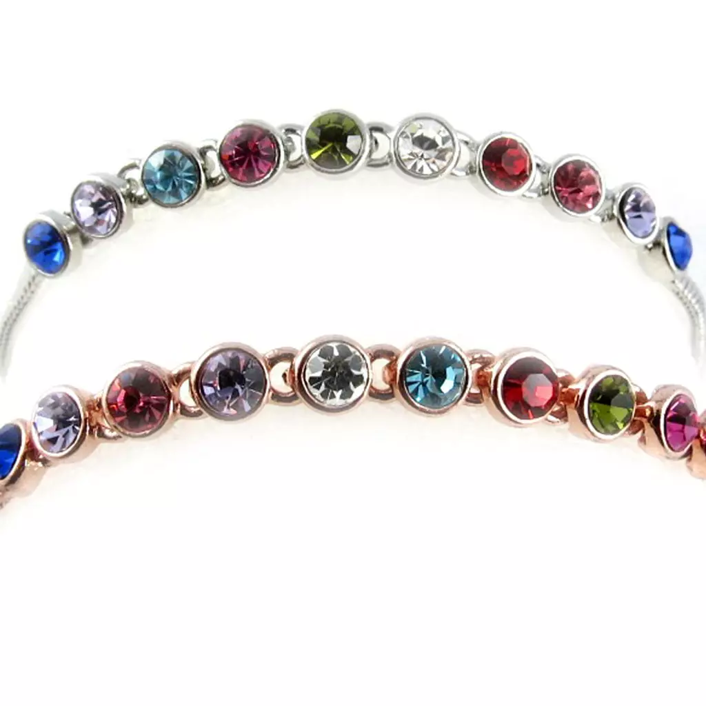 Les Trésors De Lily 2 Bracelets 'Scarlett' Tutti Frutti [K8065]