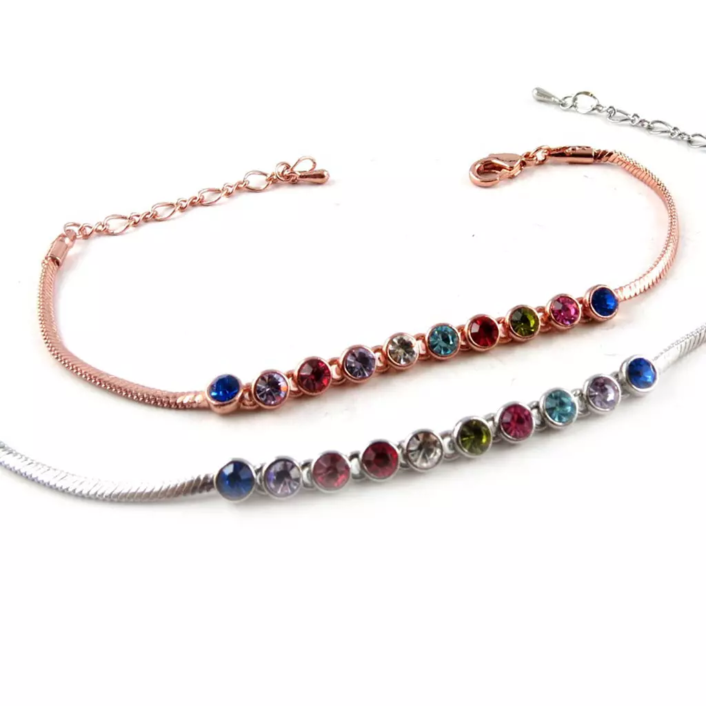 les trésors de lily 2 bracelets 'Scarlett' tutti frutti [K8065]